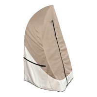 Ioensy - Funda Para Silla De Exterior De Mimbre Oxford 420D Para Patio, Funda Para Silla De Exterior De Un Solo Asiento, 230 Cm X 200 Cm