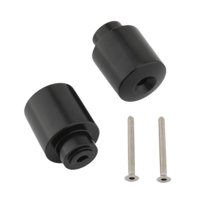 Ioensy - 2 Piezas De Extremos De Manillar De Motocicleta Para Honda Cbr 954Rr Gold Winggl1800 Negro
