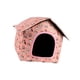 thumbnail image 3 of Refugio Para Gatos Callejeros Al Aire Libre, Resistente Al Viento, Portátil, Plegable, Resistente A La Intemperie, Casa Para Mascotas Rosa, 3 of 5