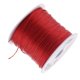 thumbnail image 3 of 1 rollo de cordón elástico elástico hilo de rosca 50 metros para joyería DIY rojo, 3 of 5