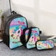 thumbnail image 1 of 3pcs Backpack Crossbody Bag And Pen Bag Set, 13.8inch 35cm Boys Girls Kids Backpack Lunch Bag Pencil Case Set, Travel Camping Backpack, Casual Cartoon Backpack With Padded Back And Adjustable Strap, F, 1 of 3