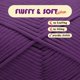 thumbnail image 2 of Hilo Hearth & Harbor Fluff Stuff 230 m Algodón Nylon Morado, 2 of 8