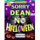 thumbnail image 1 of Libro publicado de forma independiente: Sorry Dean, no Halloween, 1 of 1