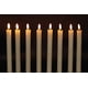 thumbnail image 5 of Velas Cónicas Sin Llama Cera Auténtica Color Marfil 24 5 Cm Paquete De 6, 5 of 7
