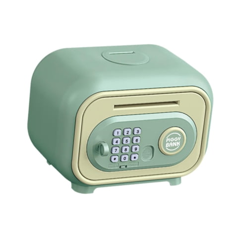 Bothyi - Alcancías Lindas Con Contraseña De Doble Modo Para Niñas, Niños Y Niños, Color Verde