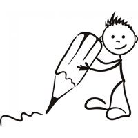 Rienda Libre Graphics - Decomural Stickman Writing Classroom Ws-18946