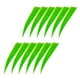thumbnail image 1 of 12 Piezas 4 Pulgadas Tiro Con Arco Flecha Plumas Fletchings Paletas Verde Fluorescente, 1 of 3