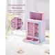 thumbnail image 4 of Organizador de joyas para niñas y mujeres con 3 cajones y ventana de cristal, 4 of 9