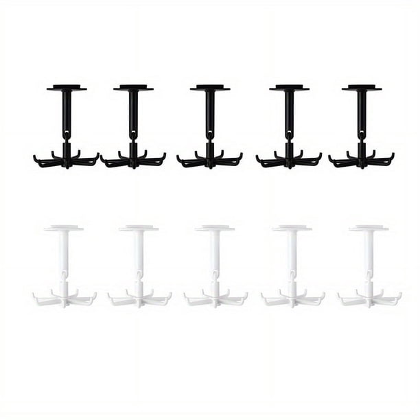 Kitchen Storage Rotating Hook Self-adhesive No-trace Hook Punch-free Sticky Hook