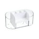thumbnail image 4 of Organizador De Maquillaje De Escritorio Cajón Transparente Caja De Almacenamiento De Cosméticos 19x9x8.5cm Blanco, 4 of 5