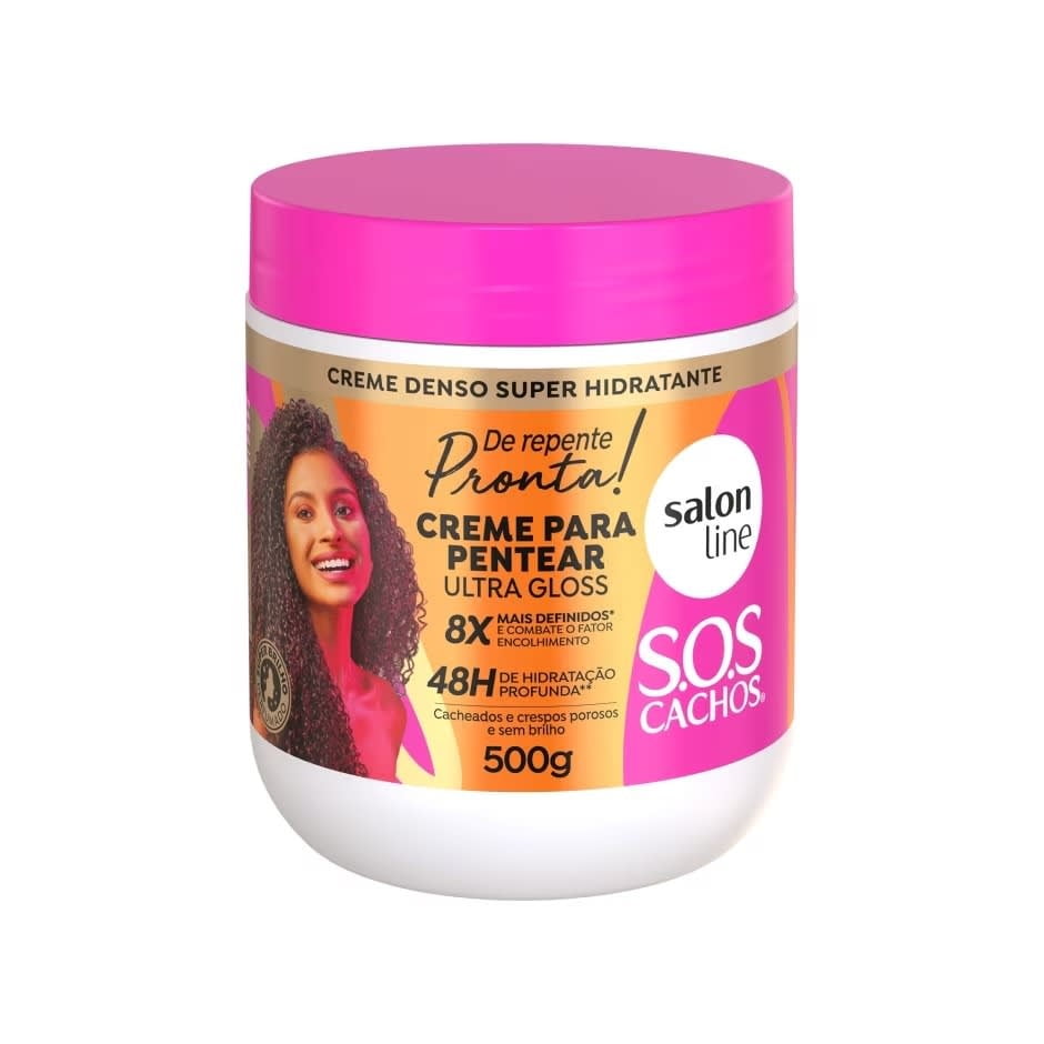 Salon Line - Crema Para Peinar Ultra Gloss De Pronta 500gr