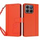 thumbnail image 3 of Funda Cartera Trébol para Motorola Moto G37/G37 Power con Ranuras Tarjetas y Carga Inalámbrica Naranja, 3 of 6