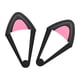 thumbnail image 1 of 2 Uds Orejas De Gato Accesorio Silicona Lindo Para Auriculares De Juego Negro Rosa, 1 of 5
