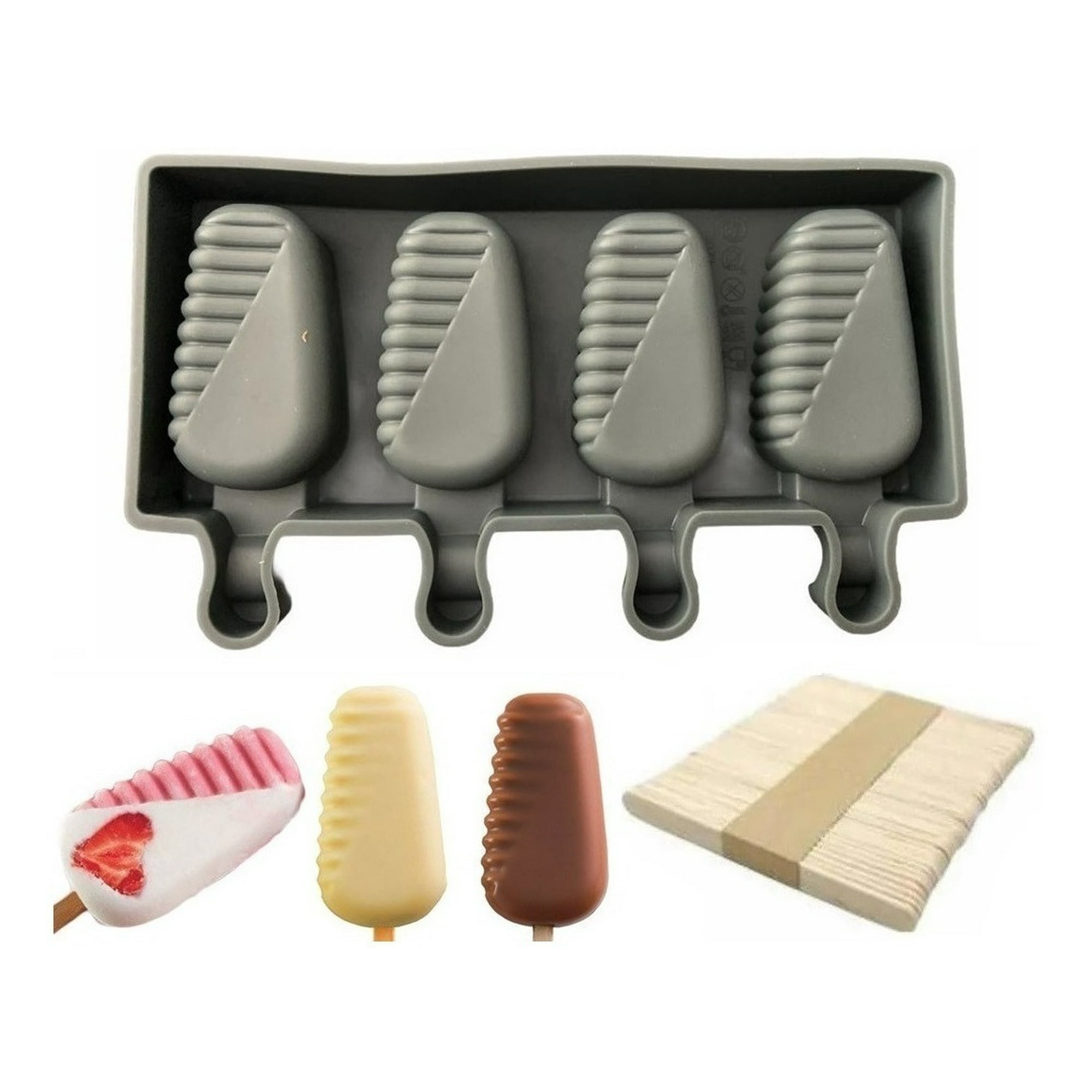 Genérico - Moldes De Silicona Para Helados Molde Paletas Helado Paleta