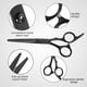 thumbnail image 3 of Juego de tijeras para cortar el cabello, tijeras para texturizar y entresacar, tijeras de peluquería, 3 of 6