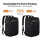 thumbnail image 2 of Mochila Bagsure Travel 42L para equipaje de mano con puerto USB, 2 of 7