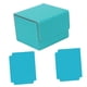 thumbnail image 2 of Caja De Baraja De Cartas Con Funda, Soporte Para Tarjetas, Pantalla Portátil Premium, Caja De Naipes, Cuadrícula, Azul Claro, 2 of 3