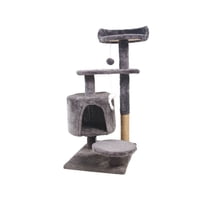 Babyluna - Rascador Gimnasio Para Gatos Con Juguetes Gris