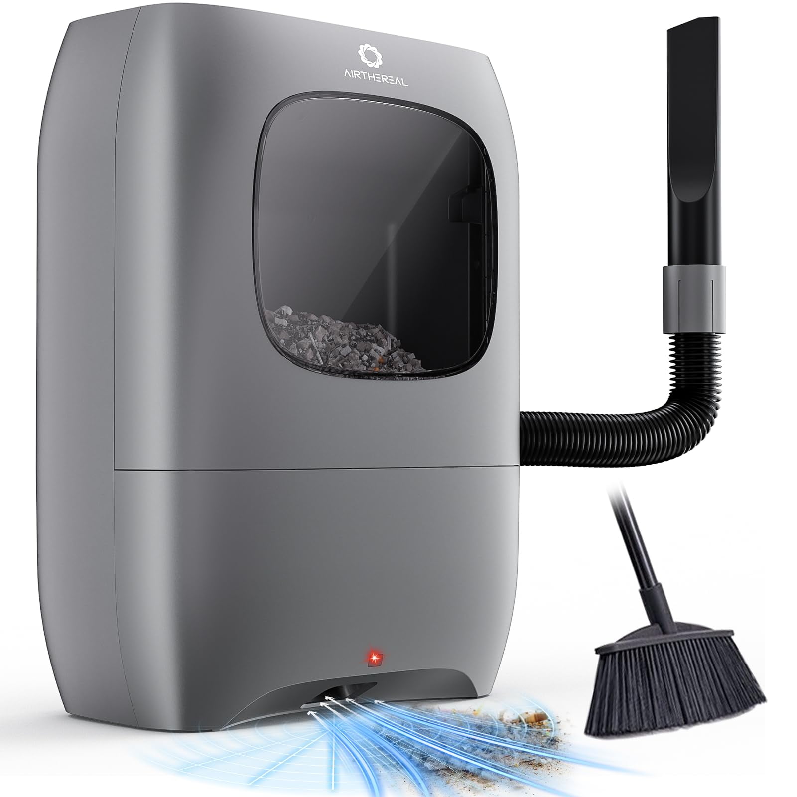 Aspiradora Sin Contacto Airthereal T1, Recogedor Automático, 20 Kpa