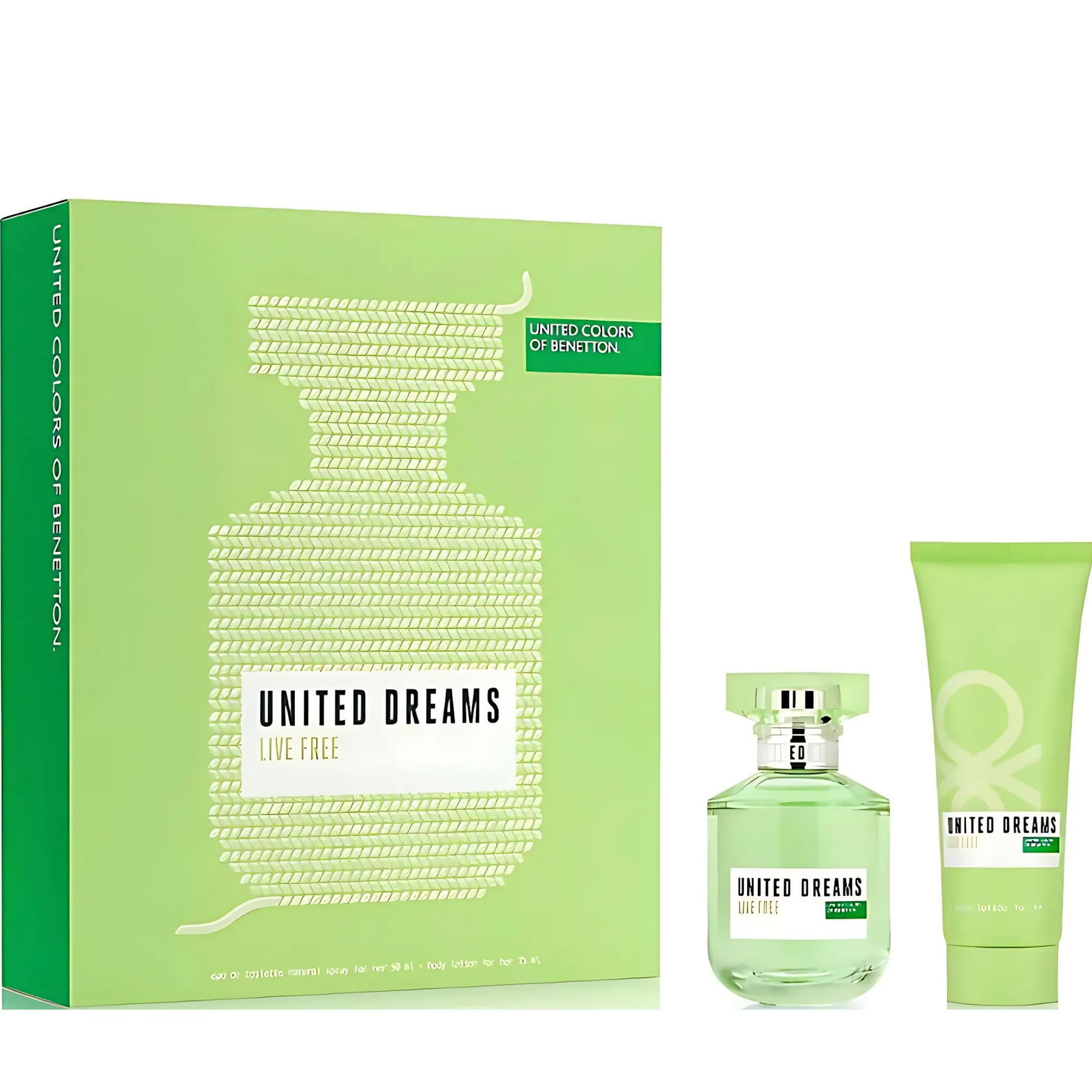 Benetton - United Dreams Live Free Estuche Edt 80ml+desodorante 150ml