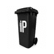 thumbnail image 1 of Contenedor de basura plastico 120 litros color Gris oscuro, 1 of 3