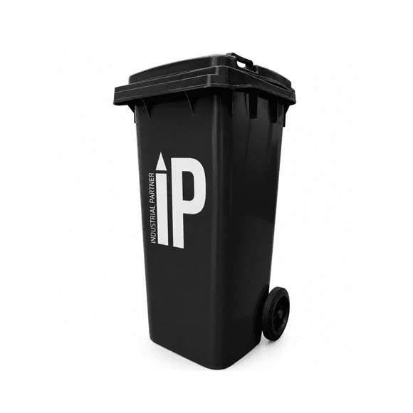 Contenedor de basura plastico 120 litros color Gris oscuro