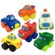 thumbnail image 3 of Juguete educativo educativo del juguete del vehículo del coche modelo del plástico de los niños de los niños de 6 pedazos, 3 of 3