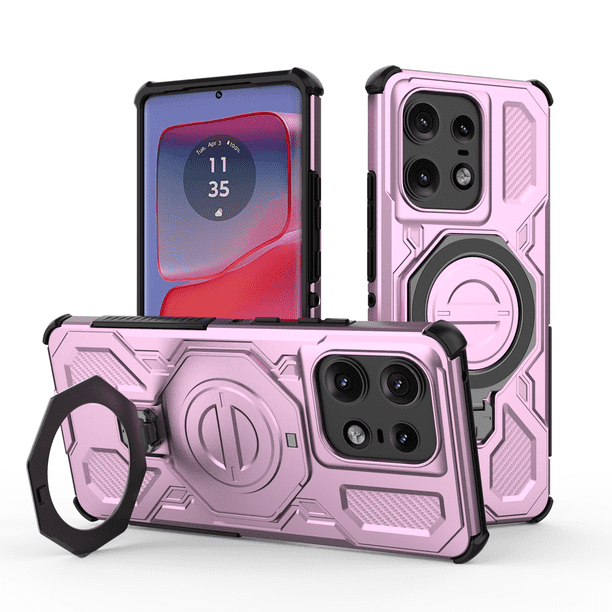 Funda FOXDOCK para Motorola Edge 50 Pro 5G , magnética, ligera, soporte 360°, antigolpes