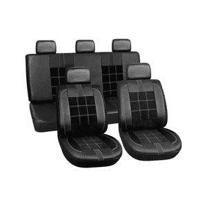 Genérico - Funda Cubre Asientos Eco Cuero Gamuza Premium Motorlife