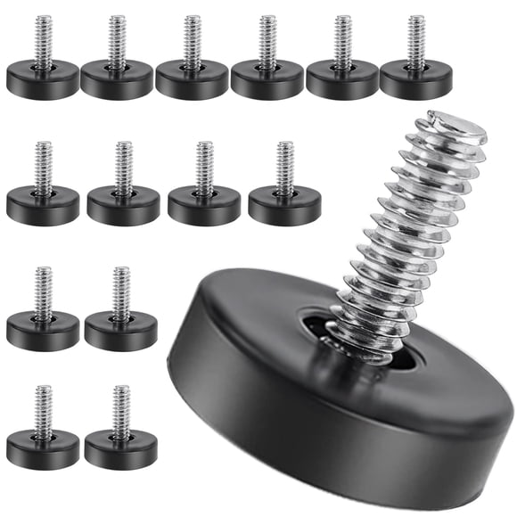 Niveladores de patas para muebles Tibaebe, rosca 1/4" - 15 piezas