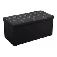 Genérico - Puff Organizador Banqueta Baul Sillon Pie De Cama Plegable