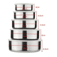 thumbnail image 2 of Set 5 bowls de cocina acero inoxidable con tapa, 2 of 3