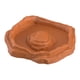 thumbnail image 4 of Plato De Ba?o Para Reptiles, Comedero De Piscina De Esquina Para Tortugas, Camaleón Semiacuático, Marrón Claro S, 4 of 5