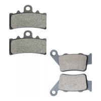 Genérico - Pastillas Frenos Delanteras + Traseras Moto Dominar 400Ug