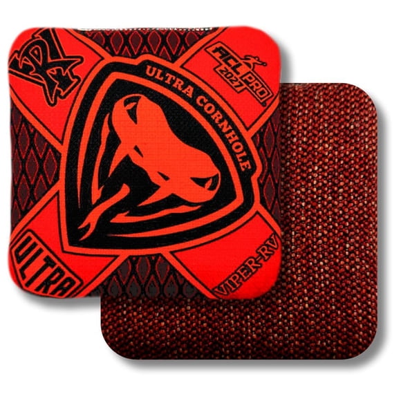 Bolsas Ultra Cornhole Viper-RV certificadas por ACL (rojo)
