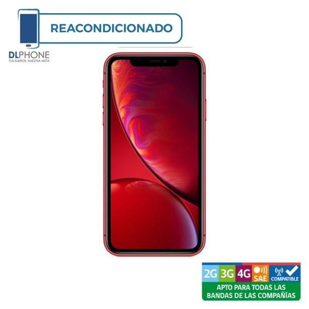 iPhone XR de 64gb Rojo Reacondicionado | Lider