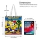 thumbnail image 5 of The Quick Draw McGraw Show Bolso de tela con estampado de lienzo para mujer, bolsa de compras reutilizable y estética, con cremallera interior, regalo para mujer,38*45cm., 5 of 6