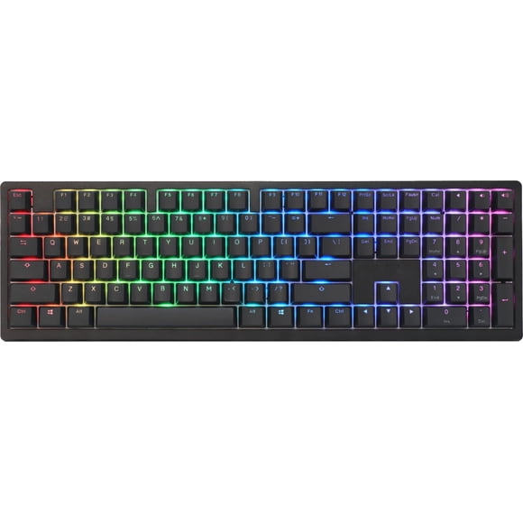 Teclado Ducky Zero 6108 Classic Negro Bluetooth RGB MX2A Azul