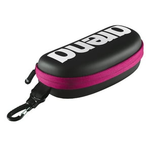 Funda Protectora Para Gafas De Natación Arena, Tapa Dura Con Clip, Color Negro