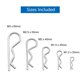 thumbnail image 2 of Kit surtido de 25 pasadores de seguridad XBDZR 1.2‑3 mm, 2 of 6