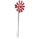 thumbnail image 1 of Metal Viento Spinner Jardín Molino De Viento Al Aire Libre Patio Césped Molinete Decoración Rojo, 1 of 5