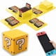 thumbnail image 1 of Estuche para tarjetas de juego compatible con Nintendo Switch, estuche de almacenamiento y transporte con signo de interrogación, con 16 ranuras para tarjetas de juego. (amarillo), 1 of 7