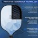 thumbnail image 3 of Pala Pickleball YC DGYCASI 39.9 x 19.8 cm de fibra, aprobada por USAPA, 3 of 3