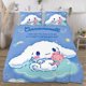 thumbnail image 3 of Cinnamoroll 3-Piece Bedding Set For Kids Boys Girls Adult Cartoon Warm Cute Fashion Holiday Present Gift Bed Sheets, 3 of 5