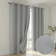 thumbnail image 3 of Cortina 90% Blackout 2 Paños 220x140 Home Strike - Gris Oscuro, 3 of 3