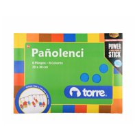 Torre - Pañolenci 6 Pliegos / 6 Colores 20X30Cms