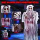 thumbnail image 5 of Fantasmas colgantes de Halloween Jibeufi Espeluznante niña fantasma que se balancea, 5 of 7