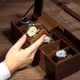 thumbnail image 4 of Watch Box ProCase de 6 ranuras con cajón para hombre y mujer Espresso, 4 of 7
