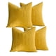 thumbnail image 3 of Set De 4 Fundas De Cojines Diseño De Maiz 45cm X 45 Cm Amarillo, 3 of 4