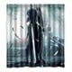 thumbnail image 1 of Cortina de ducha de anime Final Fantasy, juego de cortina de baño con ganchos, tamaño 66 x 72 pulgadas, 1 of 3